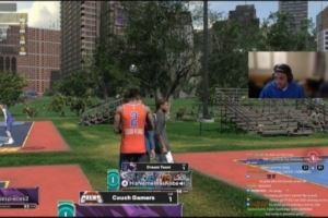 杀人诛心💀哈利伯顿直播玩2K 网友“亚历山大”过来偶遇