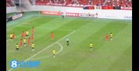 神扑救险！U22国足后点完全漏人，澳大利亚打门被李昊飞身扑出！