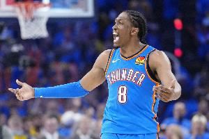 明日揭幕战雷霆迎战火箭 杰伦-威廉姆斯因手腕伤势康复将缺席